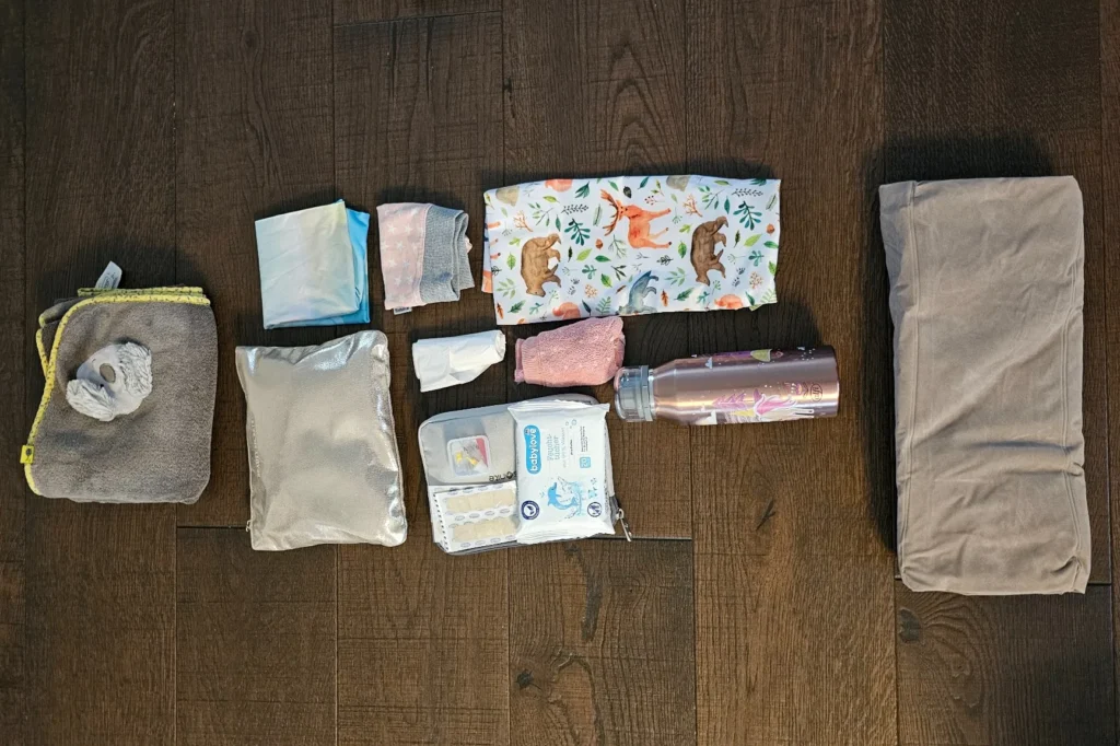 Dinge vorab herrichten, stressfrei Koffer packen