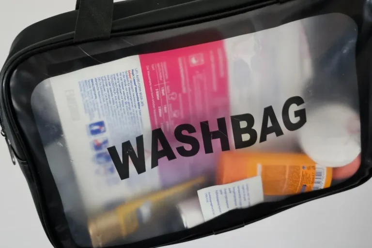 Washbag gepackt lassen, stressfrei Koffer packen