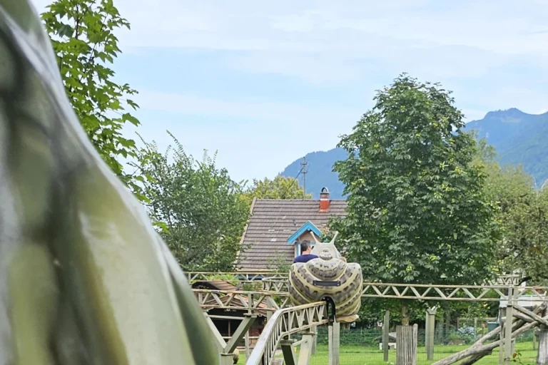 die berühmte Schneckenbahn im Märchenpark Marquarstein