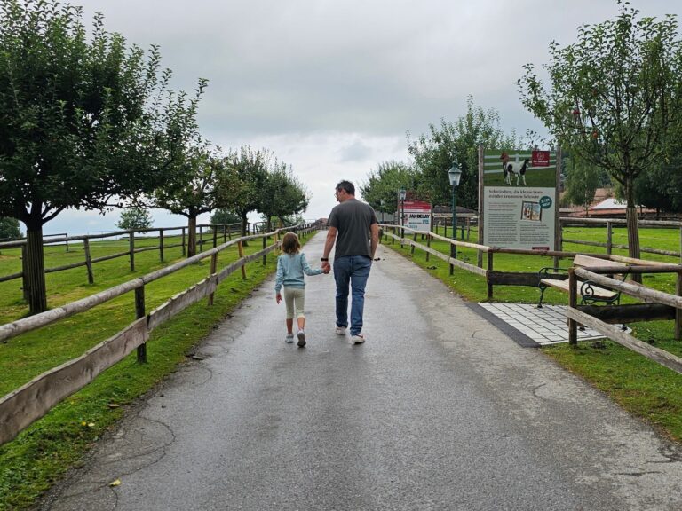 Gut Aiderbichl der Weg hinauf