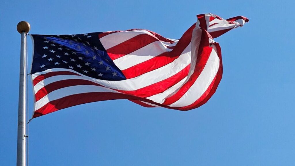Einreisefragen USA, Flagge