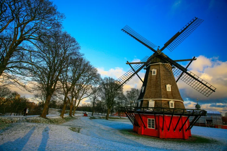 Kopenhagen im Winter, Windmühle