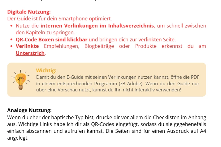 Wie du den Guide Fliegen mit Kind richtig nutzt