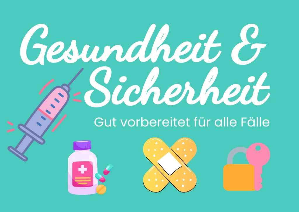 Gesundheit und Sicherheit auf Reisen
