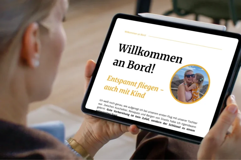 Entspannt fliegen mit Kind - der ultimative Guide für Eltern